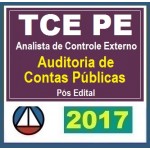 TCE PE - Pós Edital 2017 Analista de Controle Externo - Auditoria de Contas Públicas - Tribunal de Contas de Pernambuco
